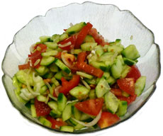 Tomaten-Gurken-Salat