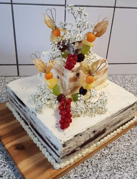 Naked Cake-Torte